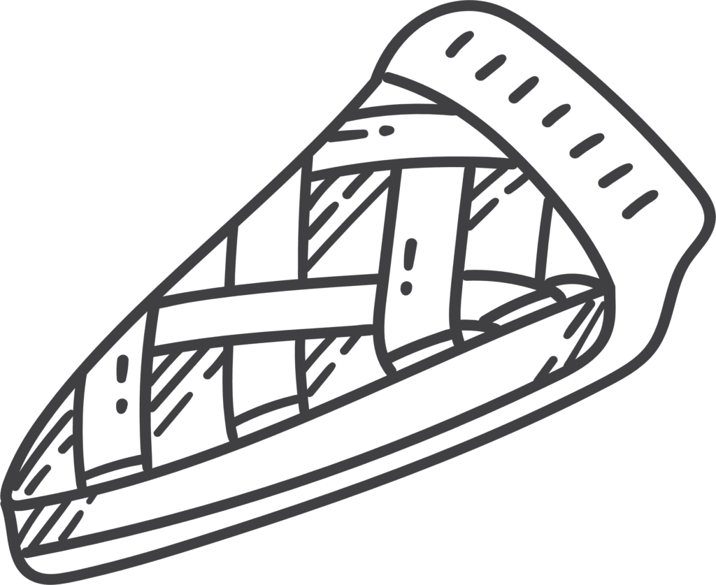 Hand Drawn Pie Slice